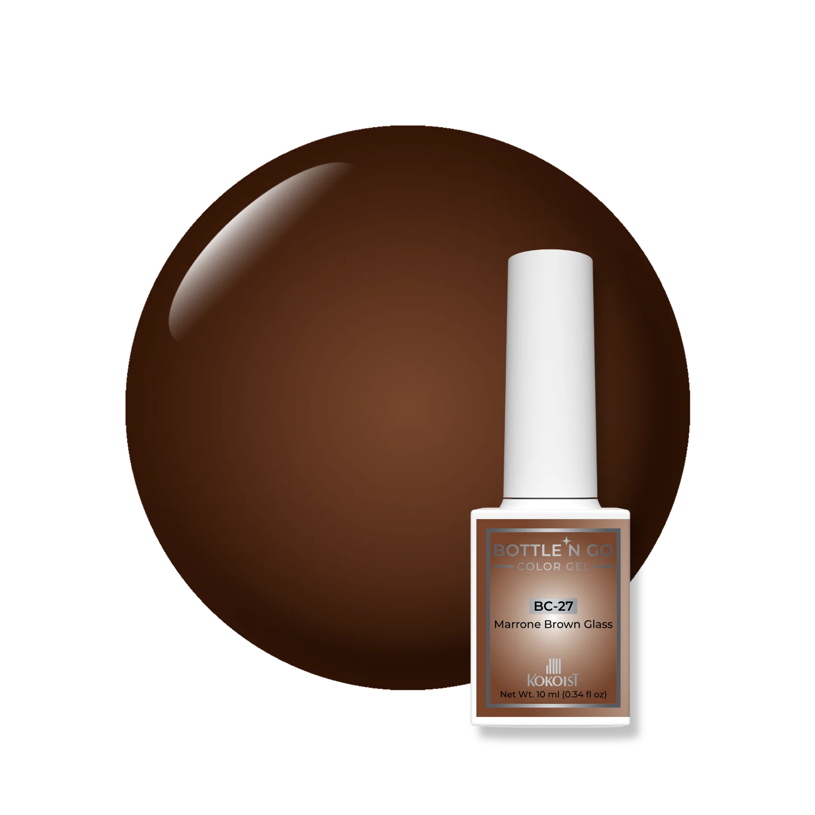 Bottle 'N Go BC-27 Marrone Brown Glass