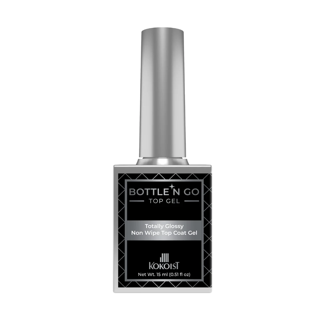 BC-T Bottle 'N Go Totally Glossy Non Wipe Top Coat Gel