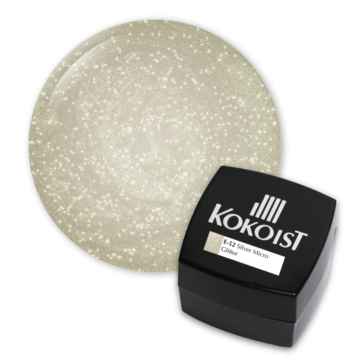 E-52 Silver Micro Glitter