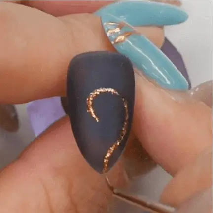 ML-05 Markers Line Non Wipe Color Gel Thick Bronze - Image 2