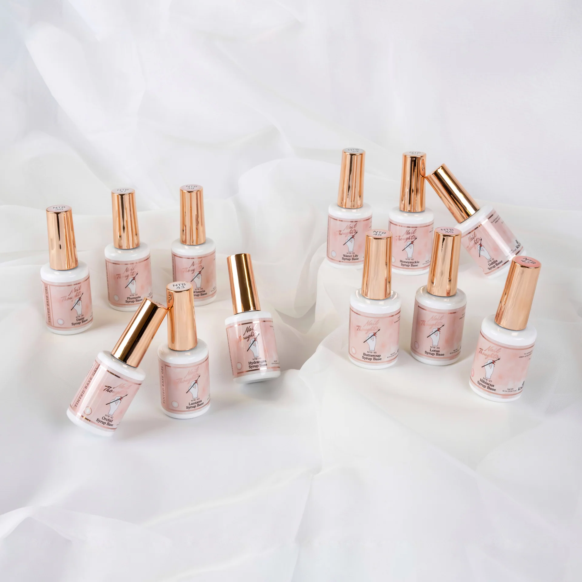 Nail Thoughts In the Garden Tinted Base Gel Collection
