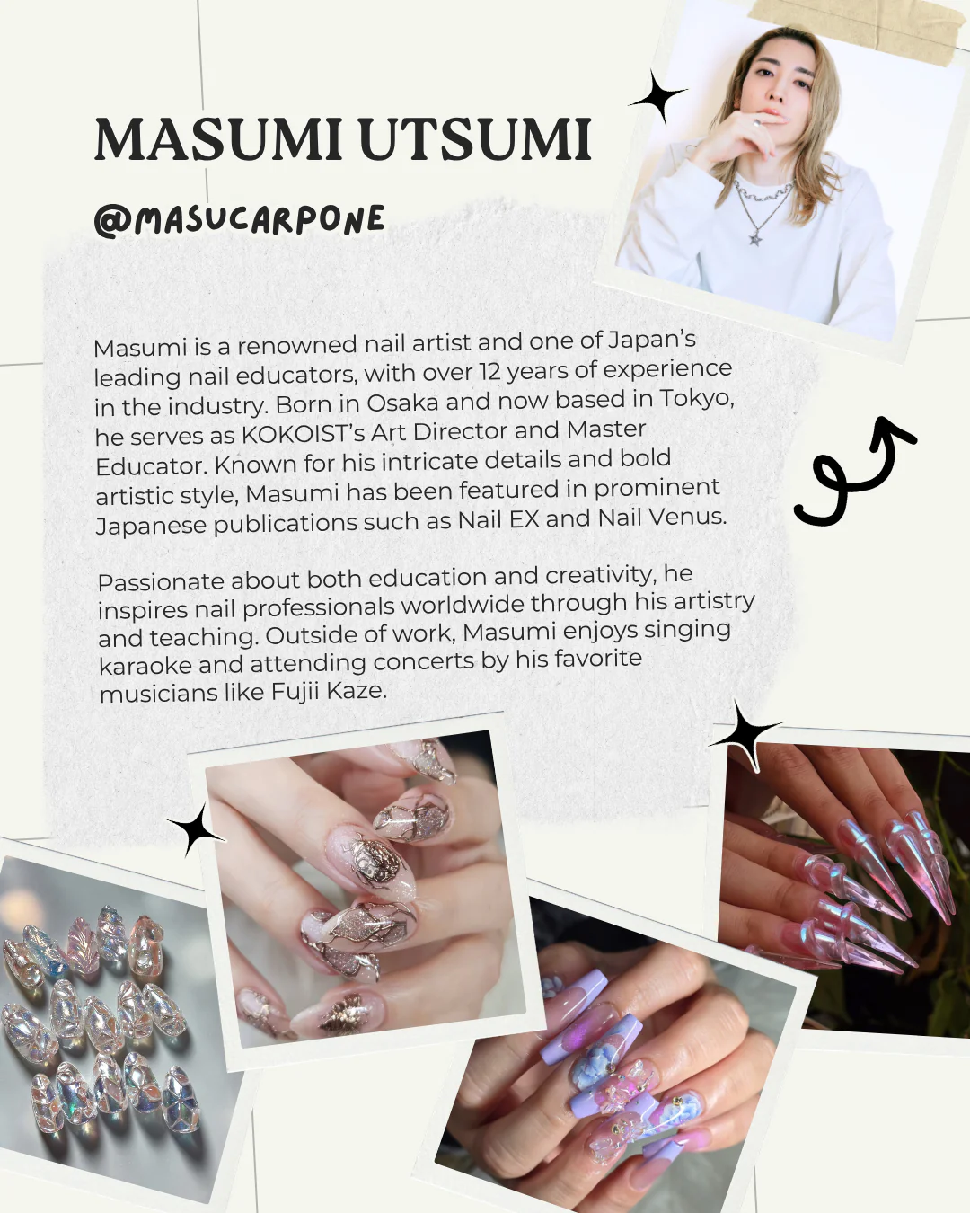 NEW YORK, NY 09/03 IN-PERSON KOKOIST Nail Art Workshop with Masumi Utsumi - Image 3