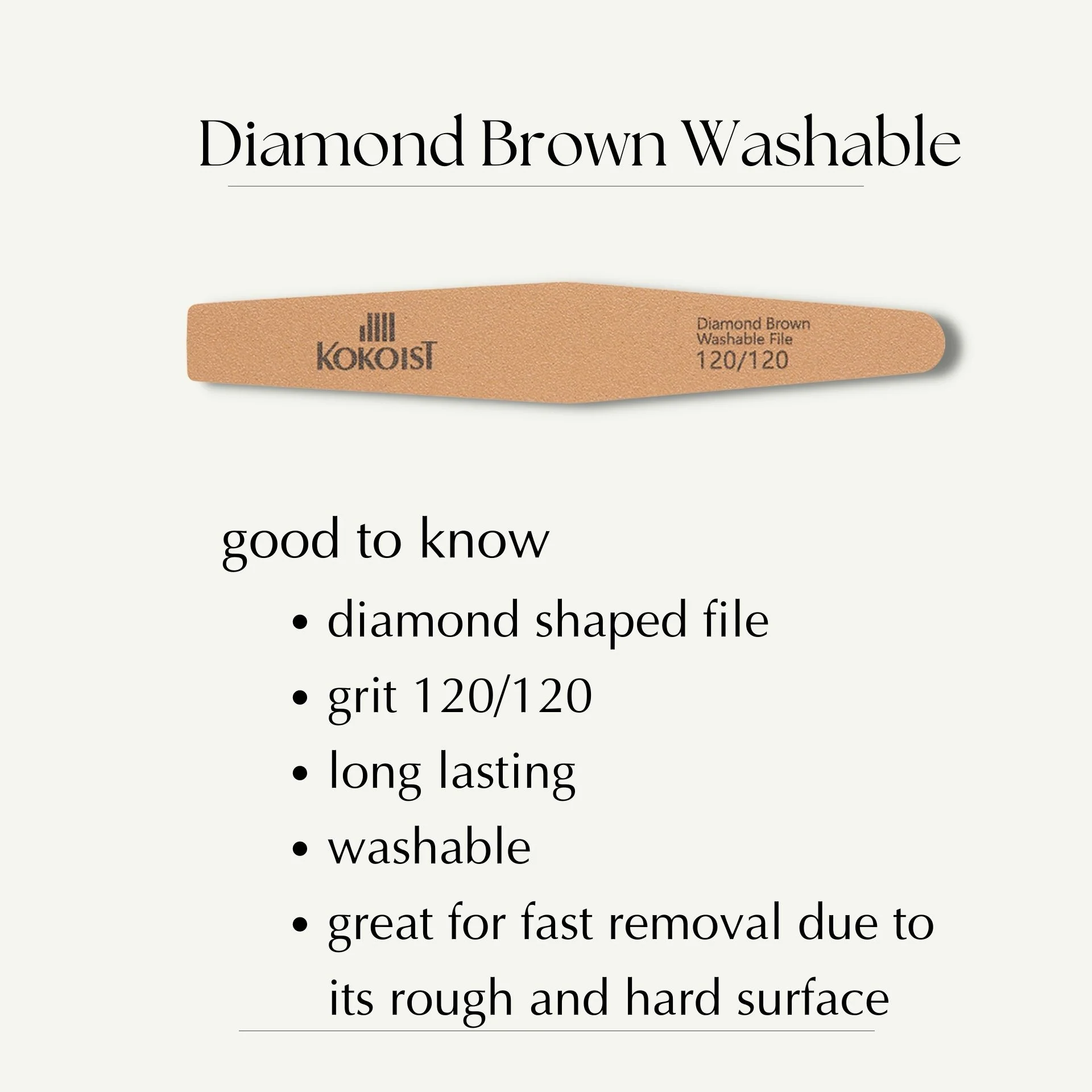 *Pack of 20 Diamond Brown Washable File - Image 2