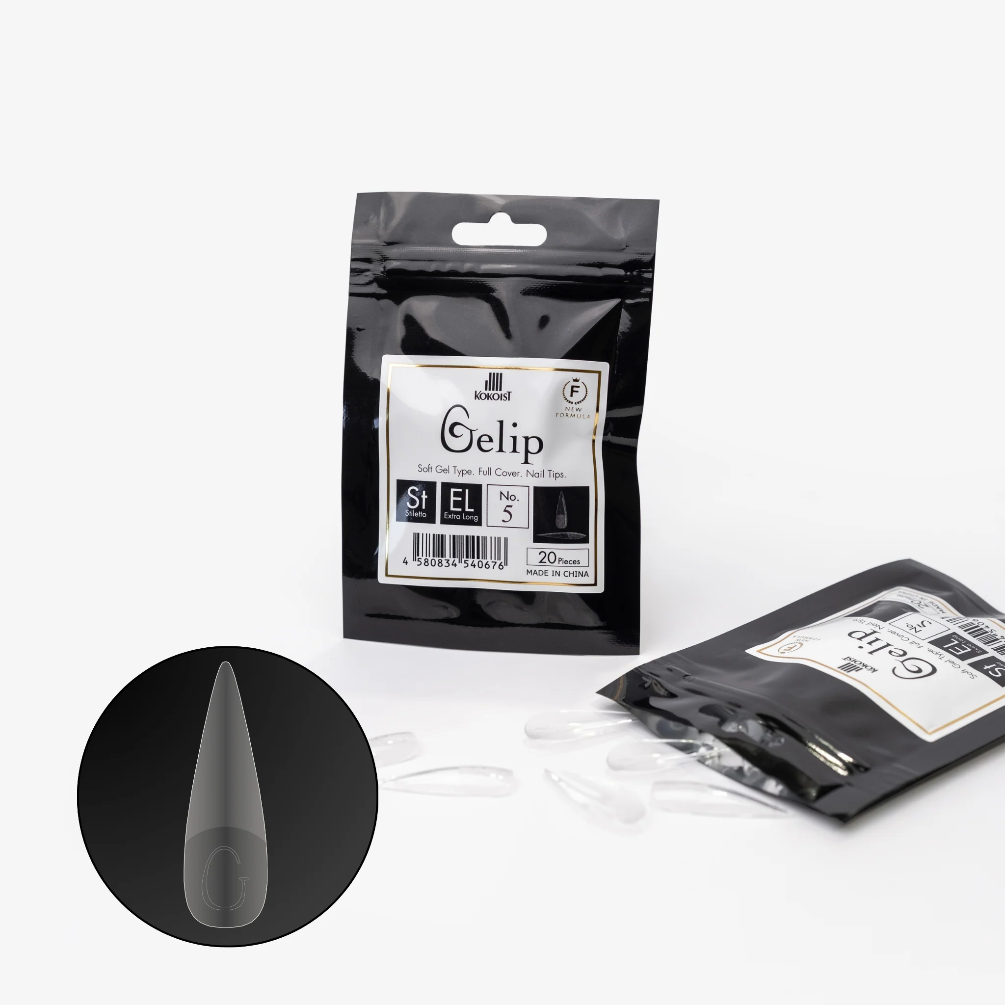 Stiletto Extra Long Gelip Refill Pack (20 pcs.)